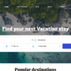 Flight and hotel booking platform website